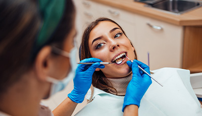 white fillings
